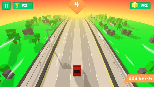 Pixel Traffic: Highway Racing's background