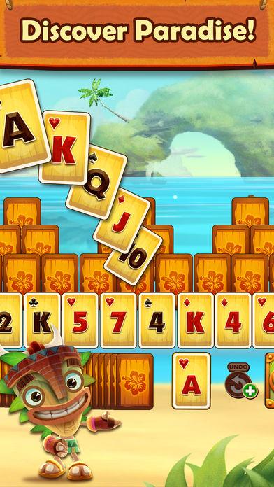Tiki Solitaire TriPeaks's background