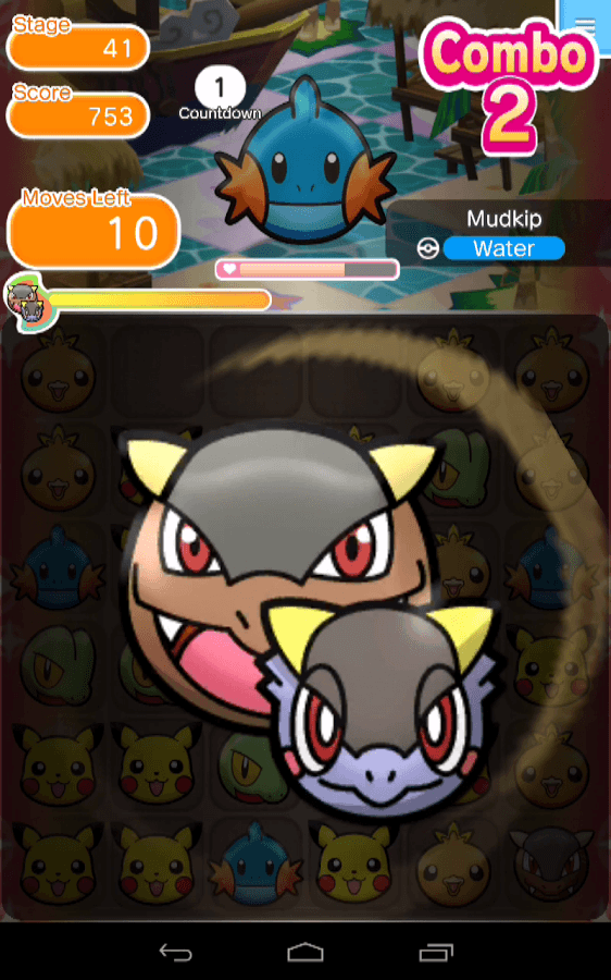 Pokémon Shuffle's background