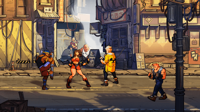 Streets of Rage 4's background