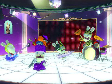 Rayman Raving Rabbids 2's background