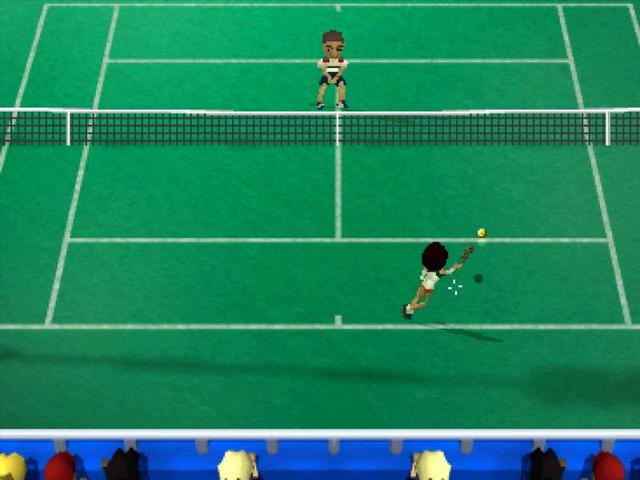 Anna Kournikova's Smash Court Tennis's background