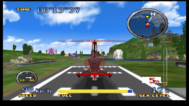 Pilotwings 64's background