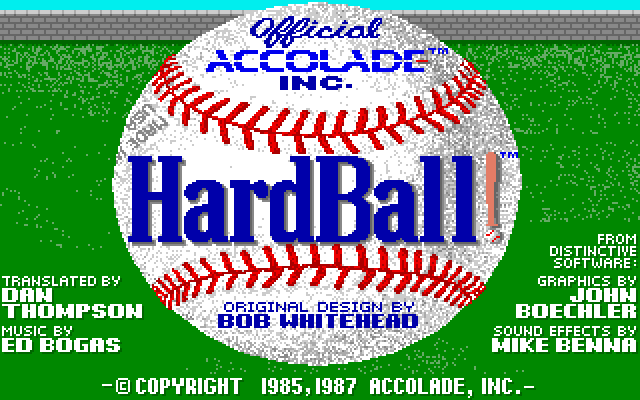 HardBall!'s background