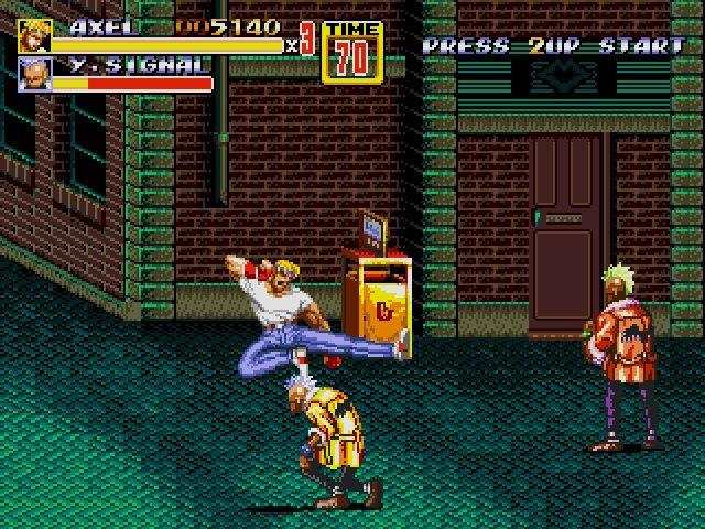 Streets of Rage 2's background