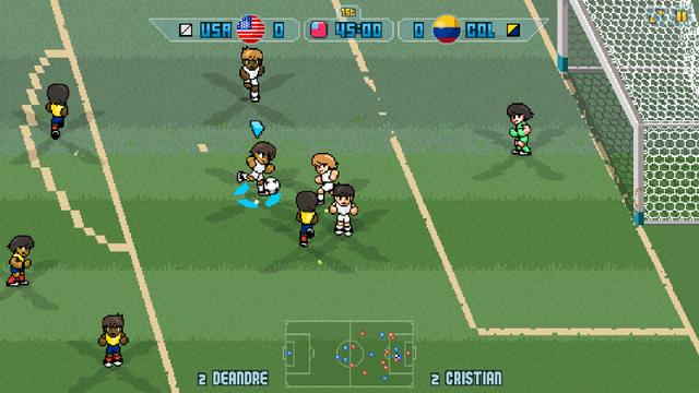 Pixel Cup Soccer 17's background