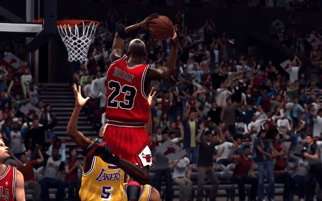 NBA 2K14's background