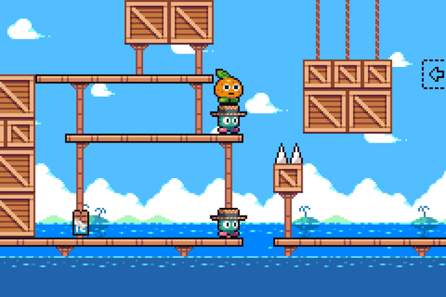 Discrete Orange's background