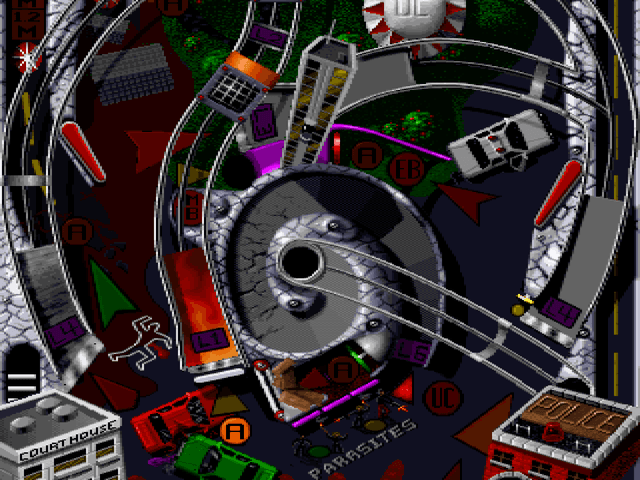 Extreme Pinball's background