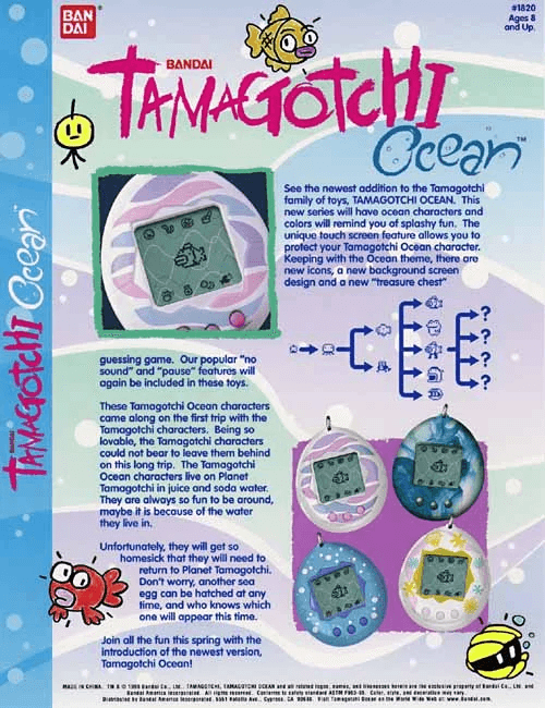 Tamagotchi Ocean's background