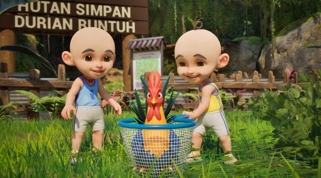 Upin & Ipin Universe's background
